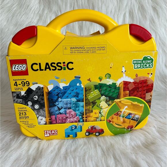 LEGO® Classic - Creative Suitcase 10713 Ideas Ages 4+ Travel Bring Along Bricks - Picture 1 of 2